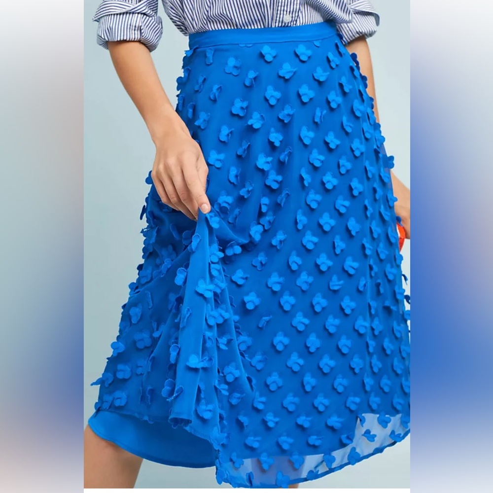 Anthropologie Maeve ALICE Textured Skirt Size 2